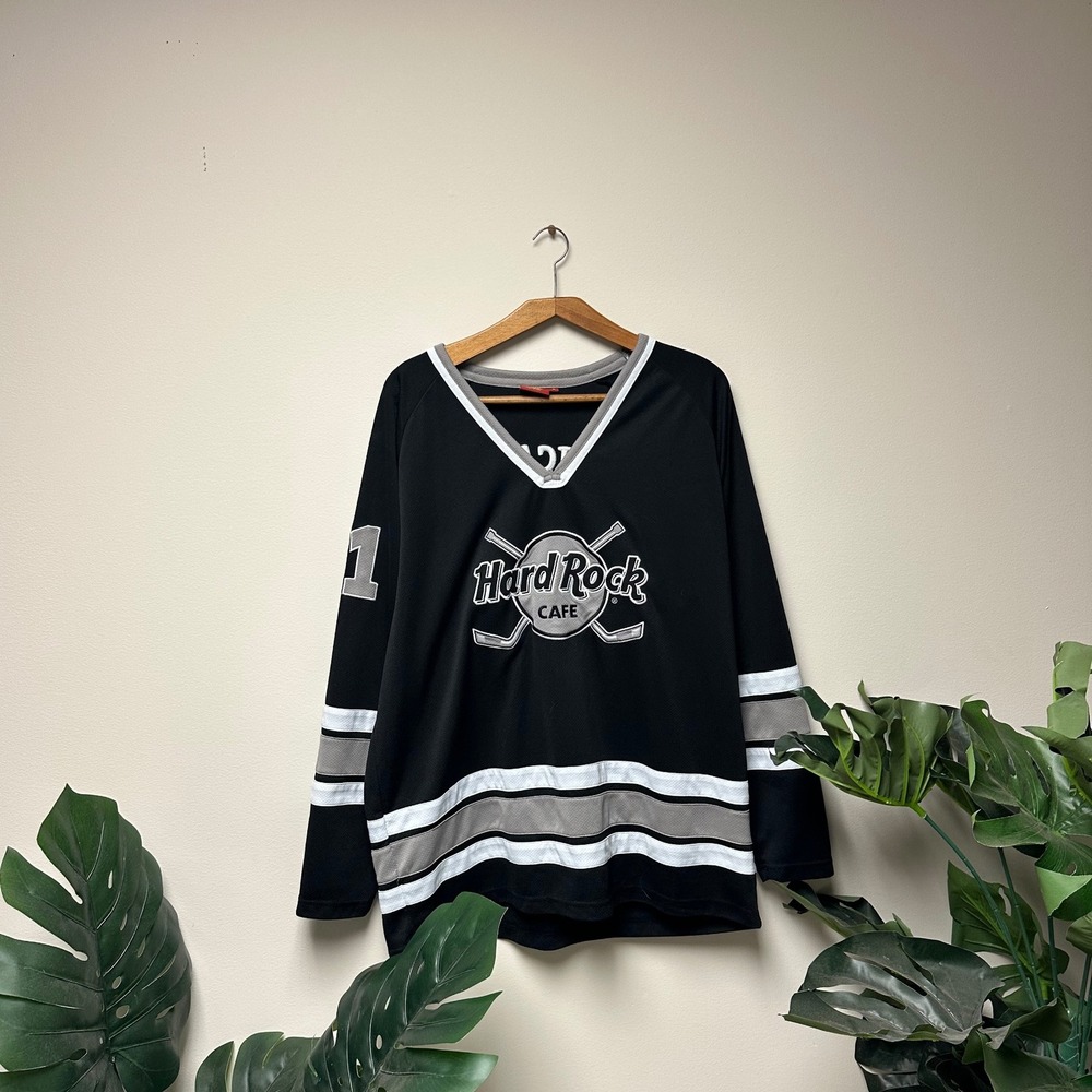 Vintage Hard Rock Cafe Hockey Jersey - Picture 1 of 6